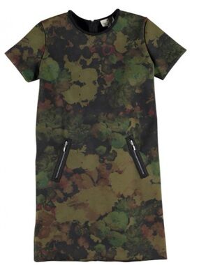 Essentiel Antwerp Floral Camo Short Sleeve Dress Size 10